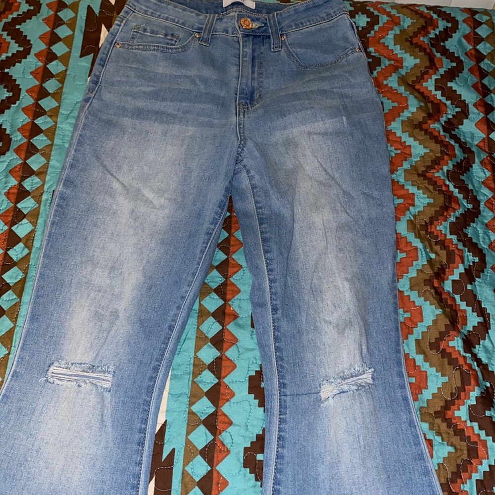 Women's bell bottom jeans